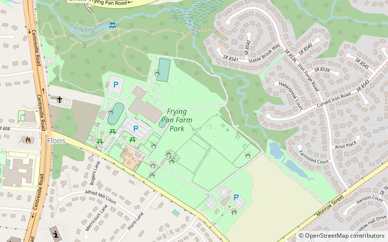 Frying Pan Farm Park location map