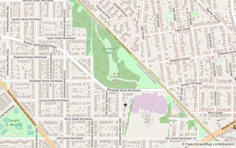 barnard hill park washington d c location map