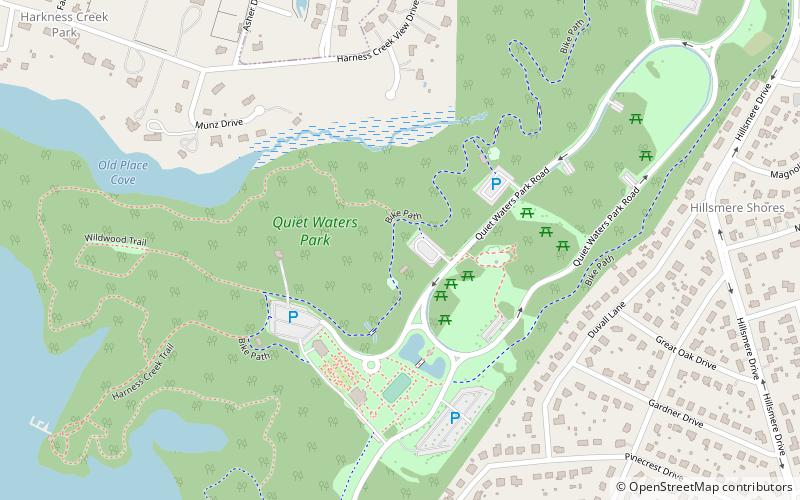 quiet waters park annapolis location map