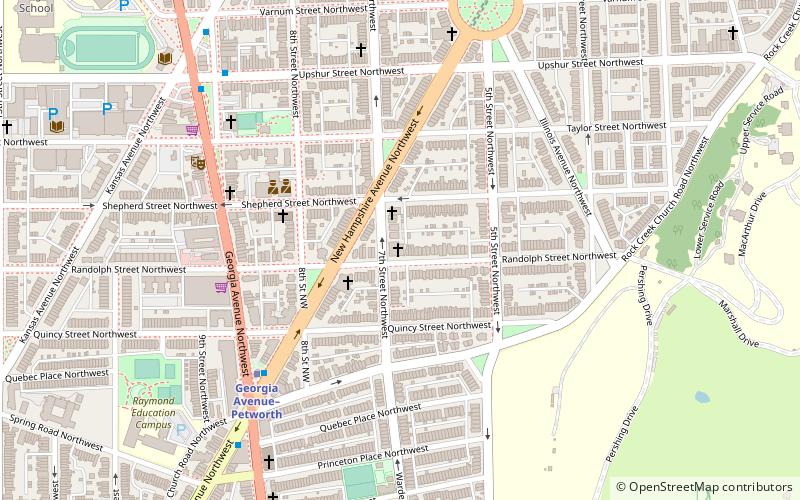 israel metropolitan christian methodist episcopal church washington location map