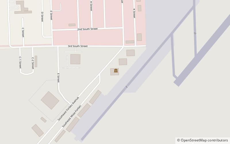 Combat Air Museum location map