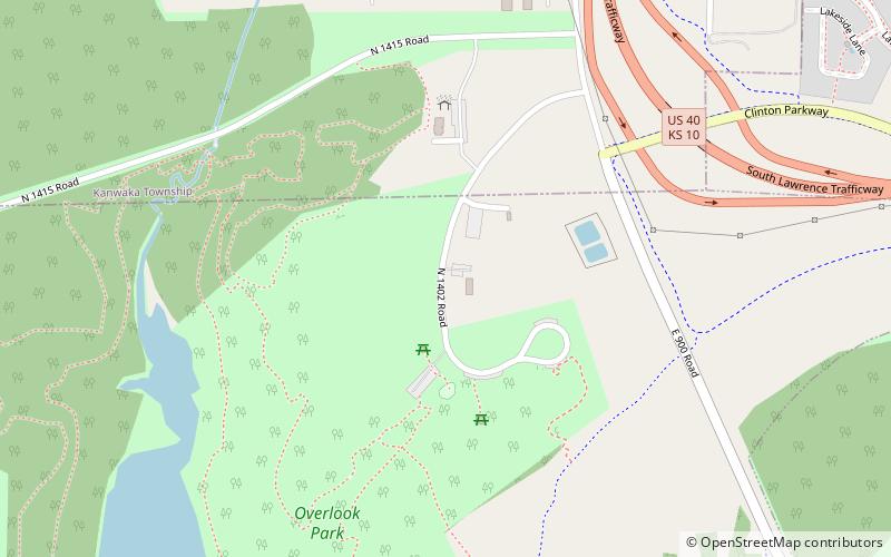 overlook park lawrence location map