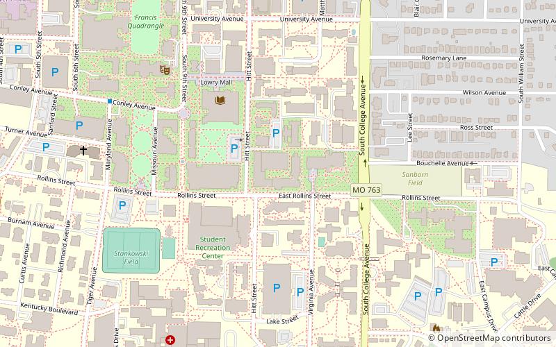 University of Missouri College of Agriculture location map