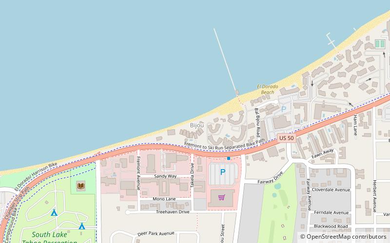 Bijou location map