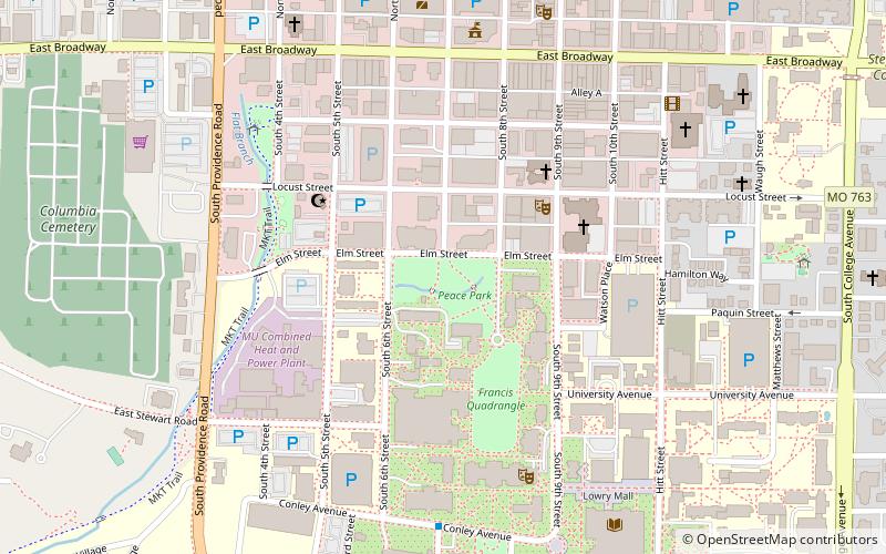 McAlester Arboretum location map