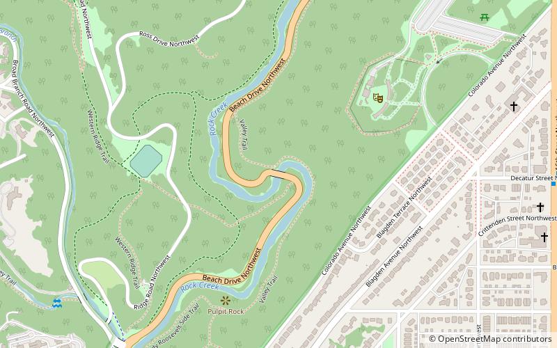 Boulder Bridge location map