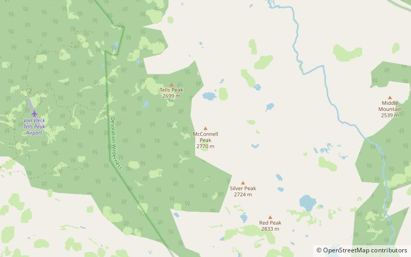 McConnell Peak location map