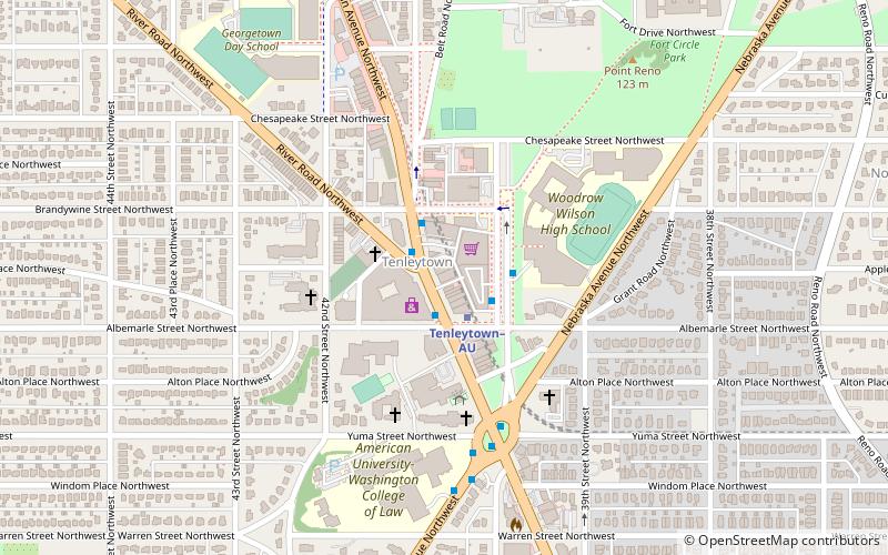 Tenley-Friendship Neighborhood Library location map