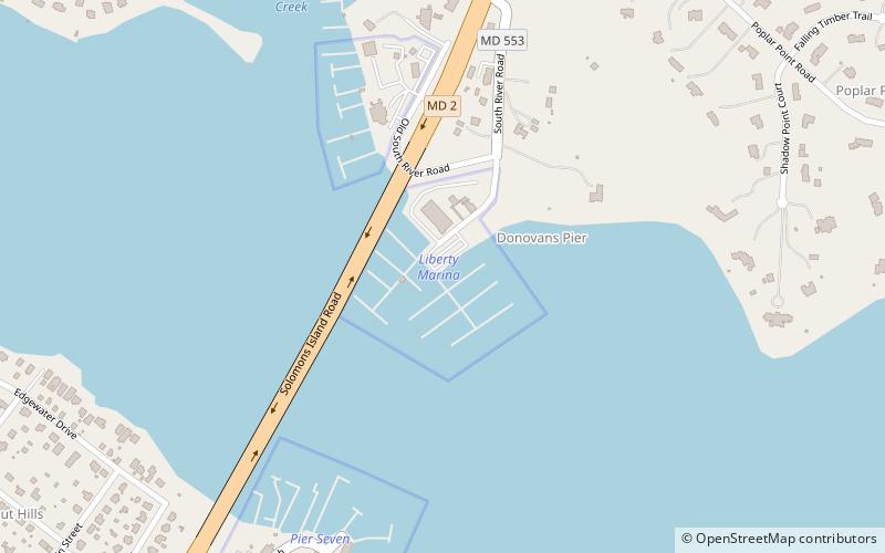 Liberty Marina location map