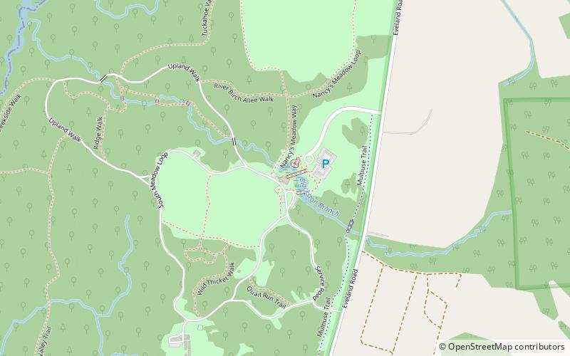Adkins Arboretum location map