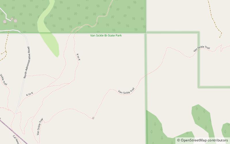 Van Sickle Bi-State Park location map
