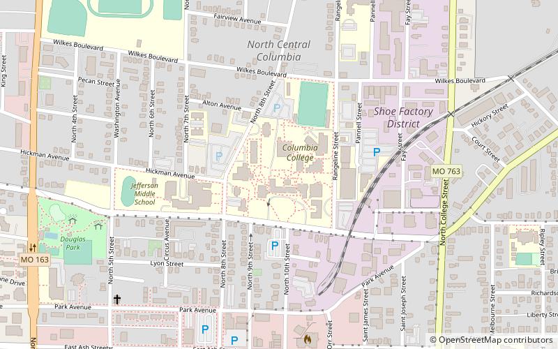 Columbia College location map