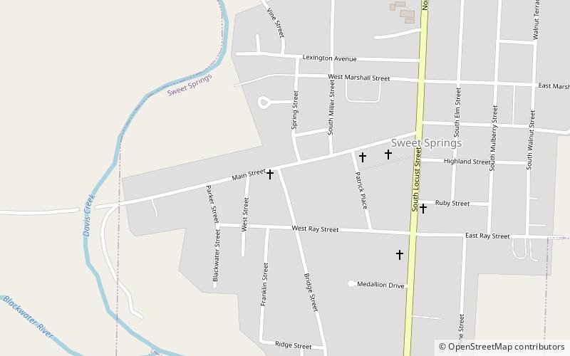 First Christian Church location map