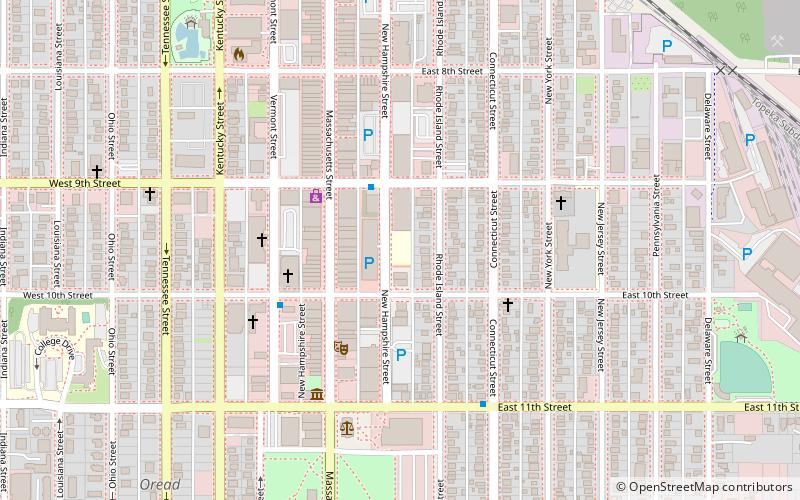 Lawrence Arts Center location map