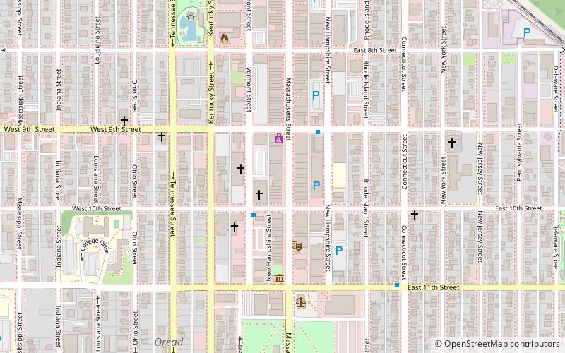 Massachusetts Street location map