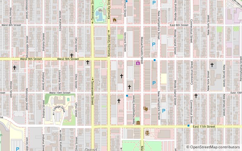 Plymouth Congregational Church location map