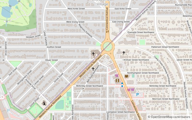 Western Avenue location map