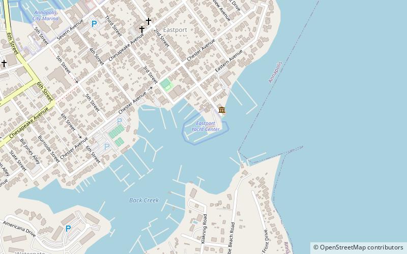 Eastport Yacht Center location map