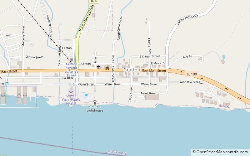 Grafton Historic District location map