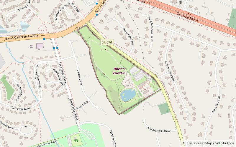 reston zoo location map