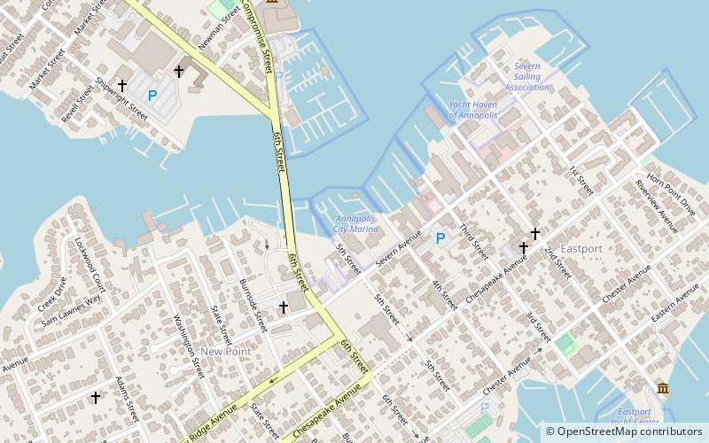 Annapolis City Marina location map