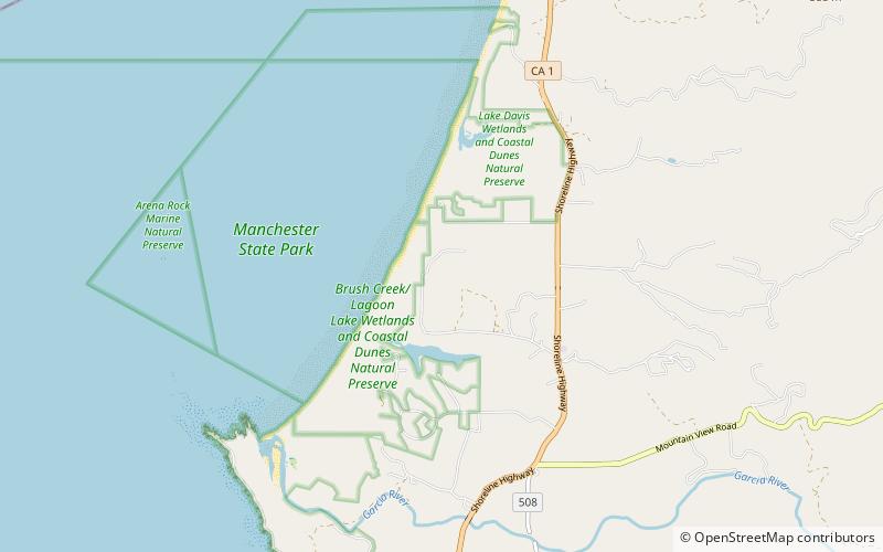 Manchester State Park location map