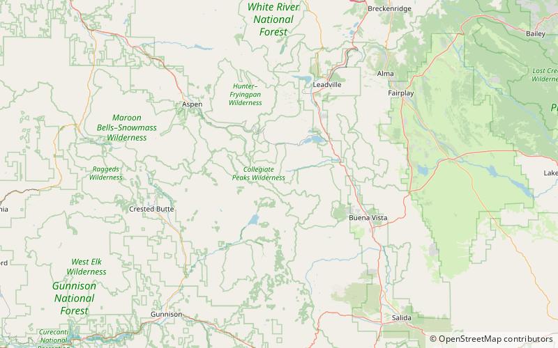 Winfield Peak location map