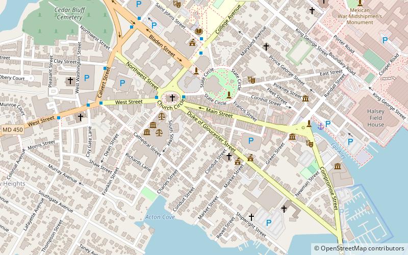 St. Anne's Church location map