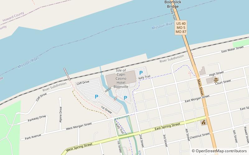 isle of capri boonville location map