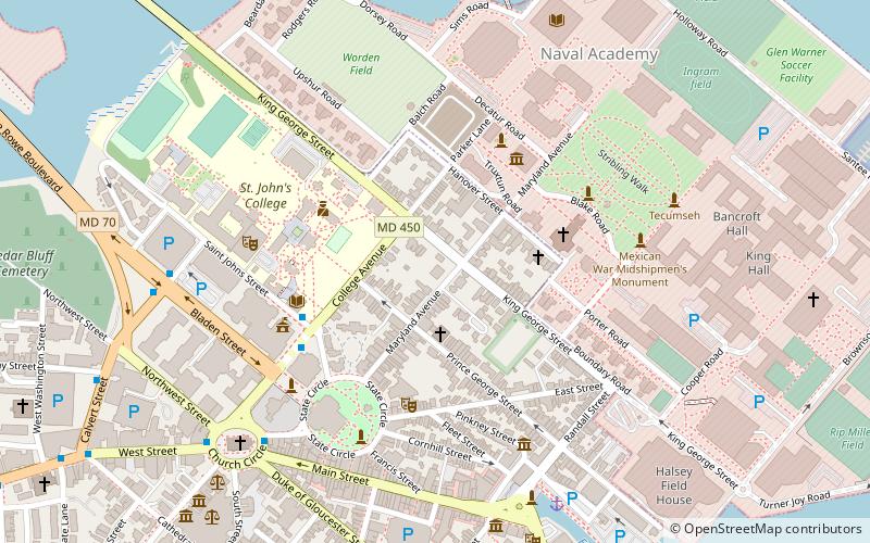 Chase–Lloyd House location map