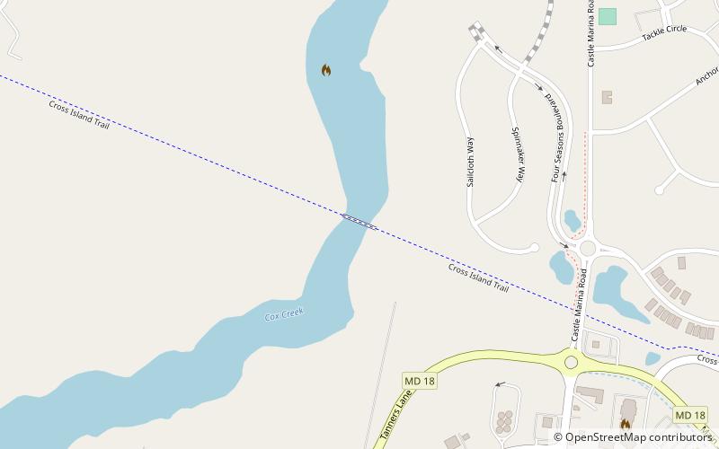 Cross Island Trail location map