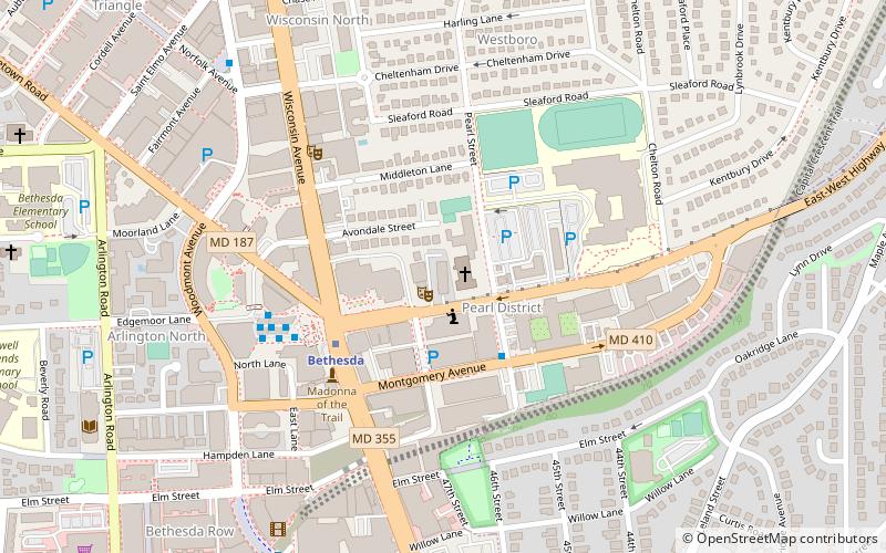 Waverly Street Gallery location map