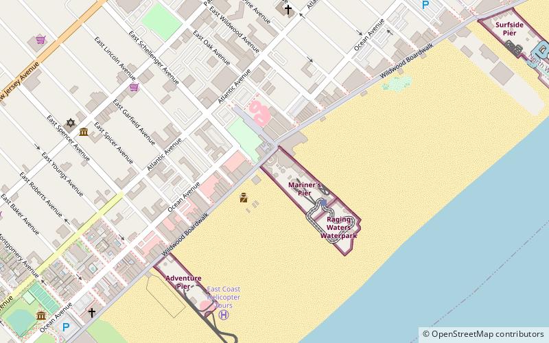 Fun Pier location map