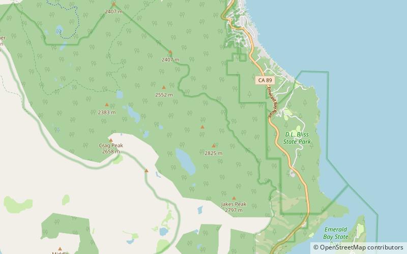 Rubicon Peak location map