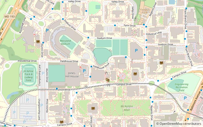 Shipley Field location map