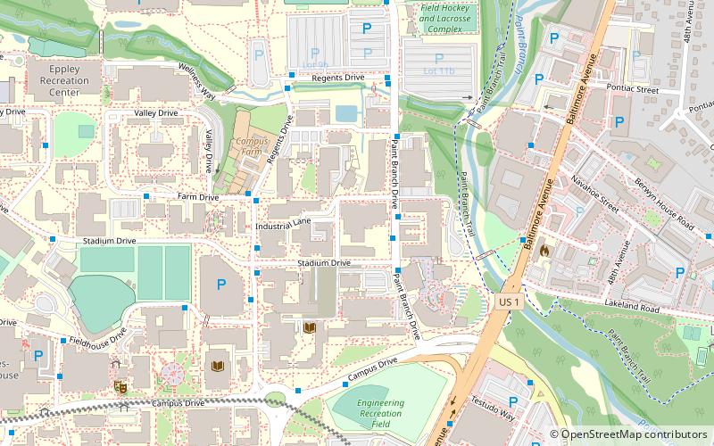 A. James Clark School of Engineering location map