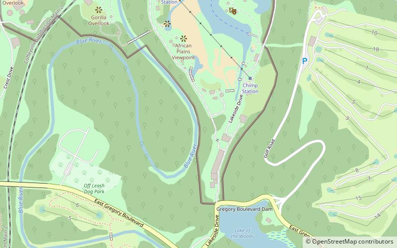 Swope Park location map