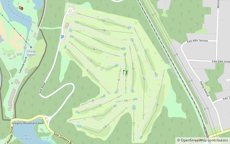 swope memorial golf course kansas city location map