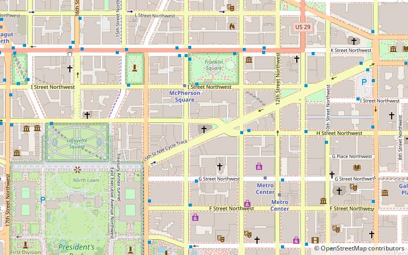 New York Avenue Presbyterian Church location map