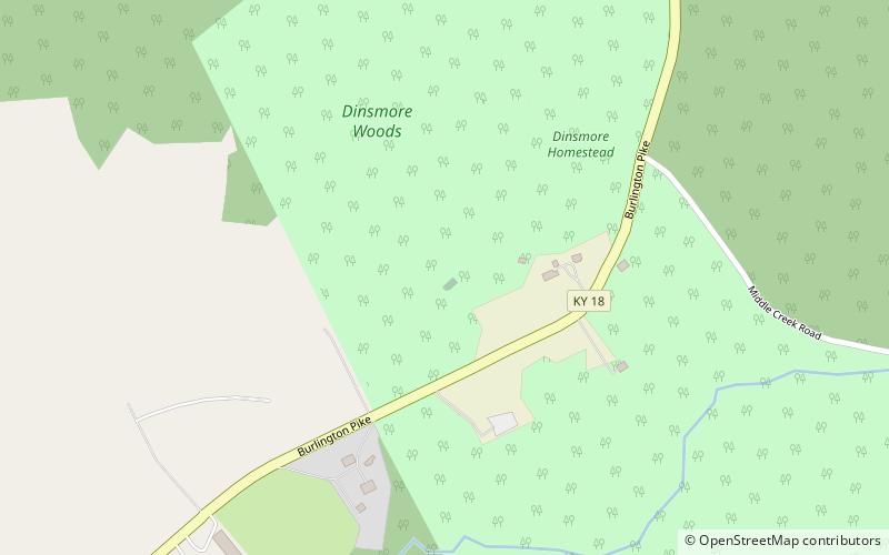 Dinsmore Homestead location map