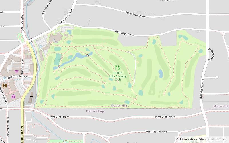 Indian Hills Country Club location map