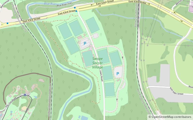 Swope Soccer Village location map