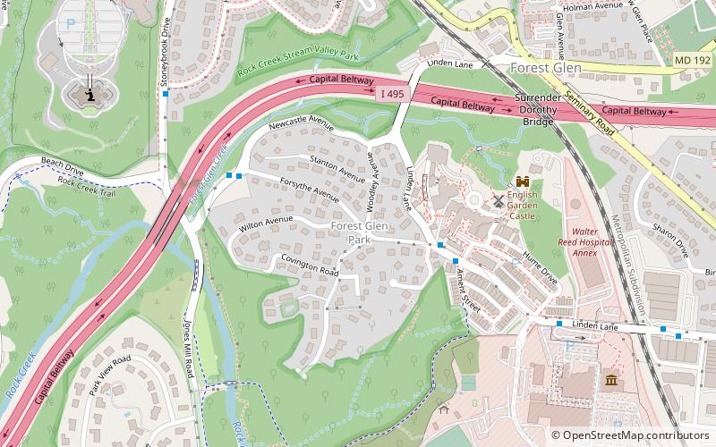 forest glen park silver spring location map