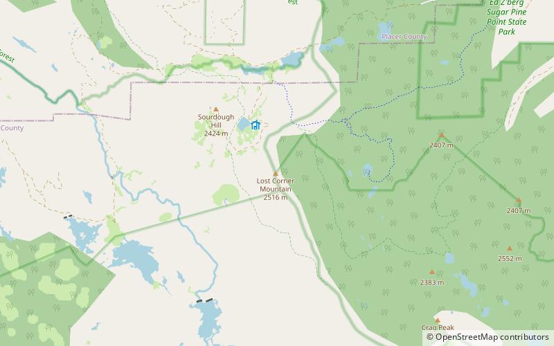 lost corner mountain lake tahoe basin management unit location map