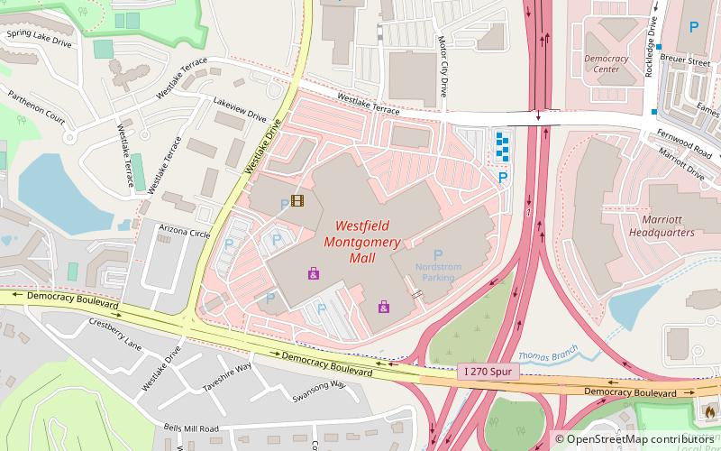 Westfield Montgomery location map