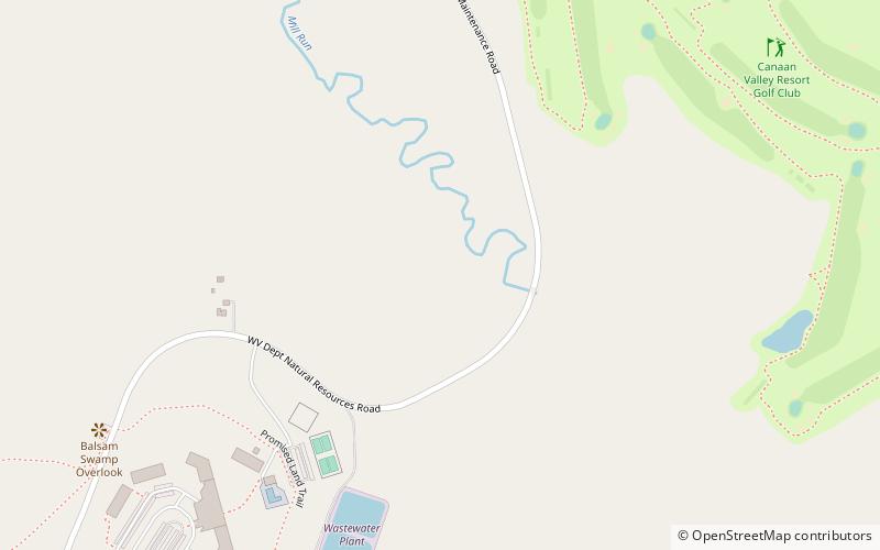 Parc d'État de Canaan Valley Resort location map