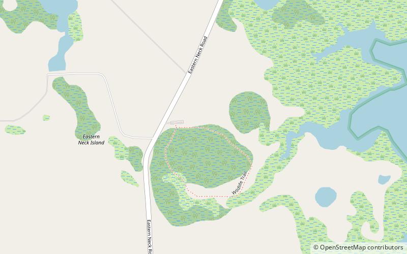 Rezerwat Dzikich Zwierząt Eastern Neck National location map