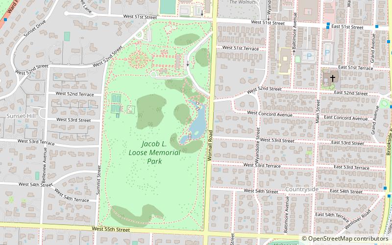 Loose Park location map