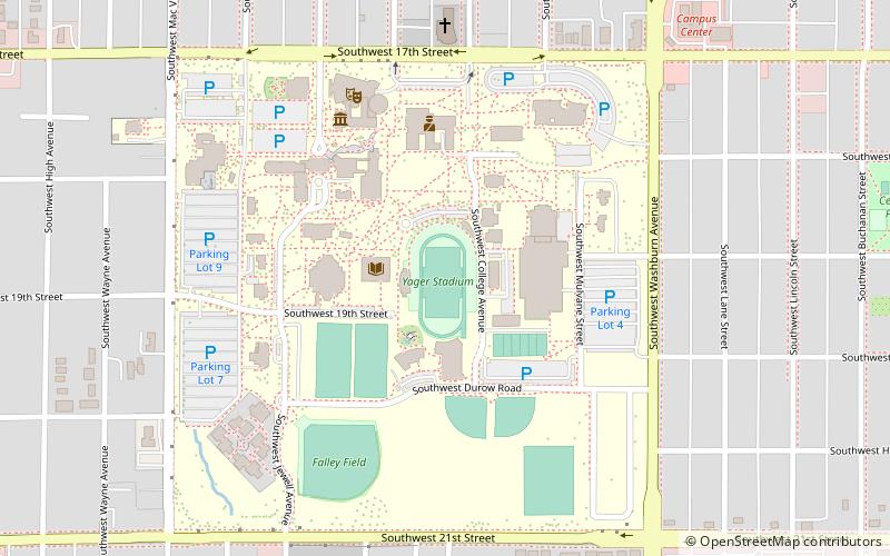 universite washburn topeka location map