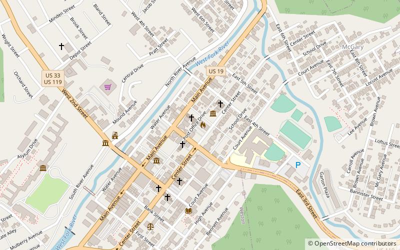 Weston Colored School location map